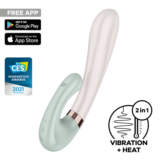 Satisfyer Heat Wave App Connected Multi Functions G Spot Vibrator - Remote Control Vibrators