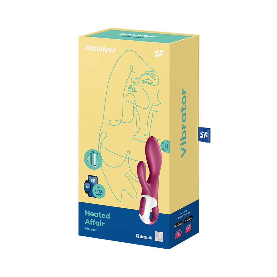 Satisfyer Heated Affair App Connected G Spot Rabbit Vibrator Rabbit Vibrators