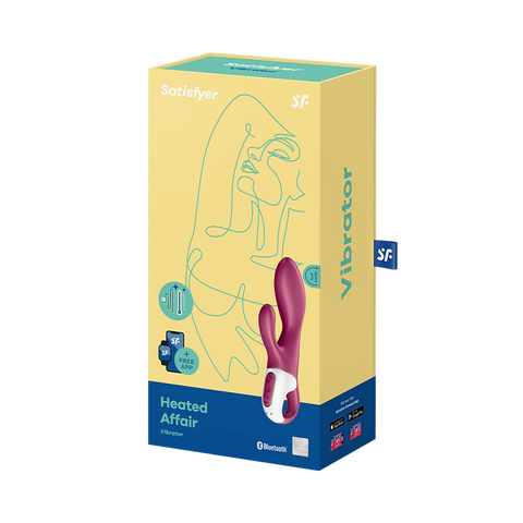 Satisfyer Heated Affair App Connected G Spot Rabbit Vibrator - Rabbit Vibrators