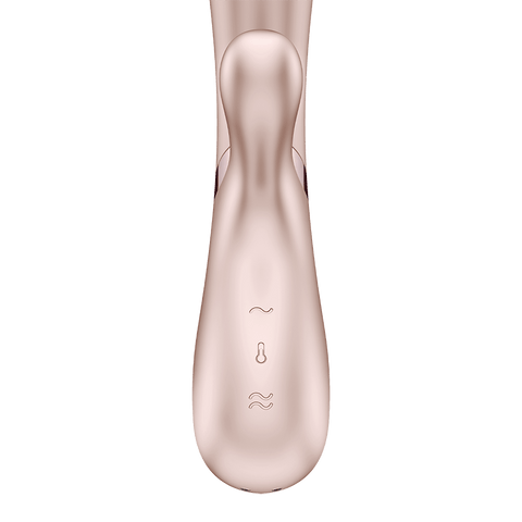Satisfyer Hot Lover Rabbit Shape Clitoral and G Spot Massager - Finger and Tongue Vibrators
