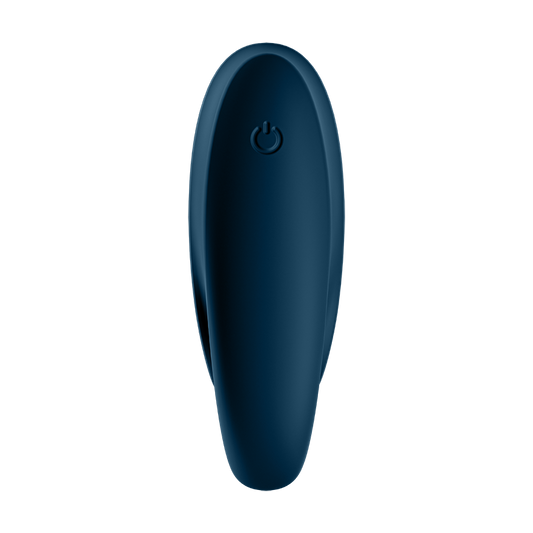 Satisfyer Incredible Duo 12 Functions Vibrating Cock Ring Deep Blue - Vibrating Cock Rings