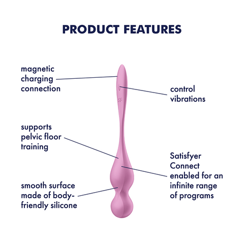 Satisfyer Love Birds 1 App Control Kegel Exercisers - Clit Ticklers and Pulsators