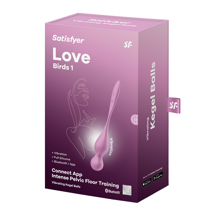 Satisfyer Love Birds 1 App Control Kegel Exercisers Clit Ticklers and Pulsators