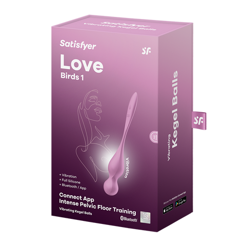 Satisfyer Love Birds 1 App Control Kegel Exercisers - Clit Ticklers and Pulsators