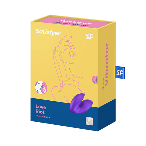 Satisfyer Love Riot 12 Functions Versatile Adult Finger Vibrator - Personal Massagers