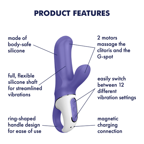 Satisfyer Magic Bunny Rabbit Shape G Spot Massager - Rabbit Vibrators