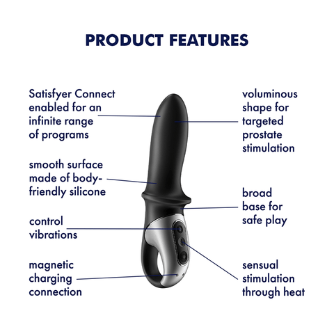 Satisfyer Hot Passion 12 Functions G Spot Vibrator - Remote Control Vibrators