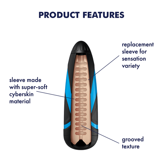 Satisfyer Chambers of Pleasure Mens Penis Sleeve - Penis Sleeves and Extenders