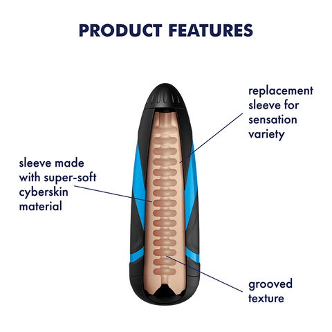 Satisfyer Chambers of Pleasure Mens Penis Sleeve - Penis Sleeves and Extenders