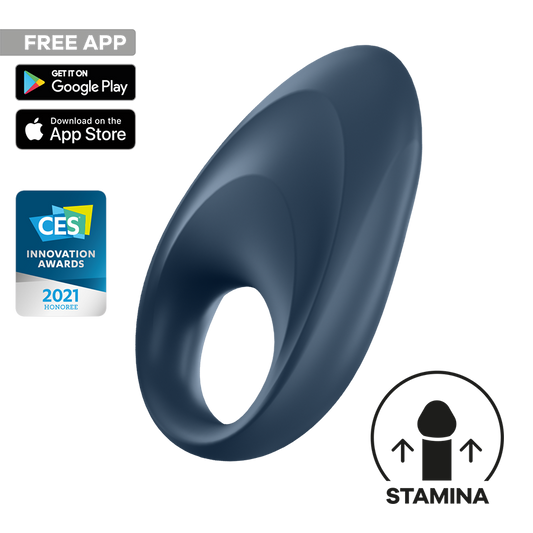 Satisfyer Mighty One App Controlled Vibrating Cock Ring - Cock Rings