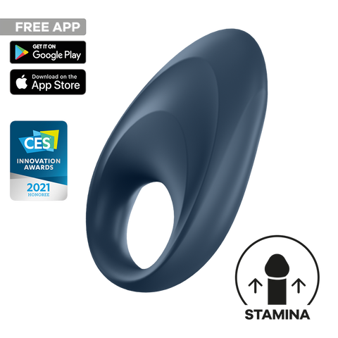 Satisfyer Mighty One App Controlled Vibrating Cock Ring - Cock Rings