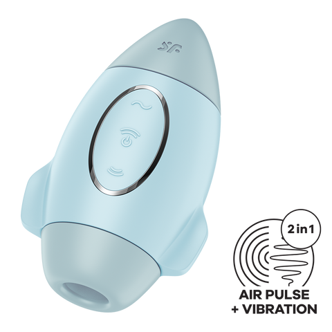 Satisfyer Mission Control Double Air Pulse Clitoral Vibrator - Pussy And Clit Toys