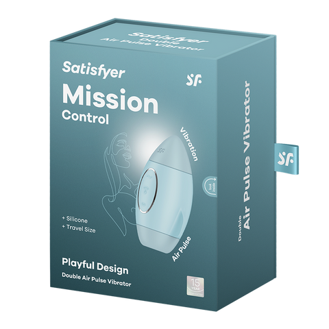 Satisfyer Mission Control Double Air Pulse Clitoral Vibrator - Pussy And Clit Toys