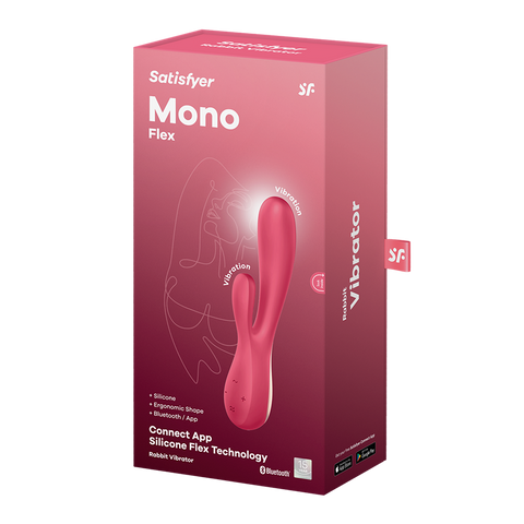 Satisfyer Mono Flex App Connected Multi Functions Rabbit Vibrator - Body Wands