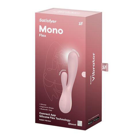 Satisfyer Mono Flex App Connected Multi Functions Rabbit Vibrator - Body Wands