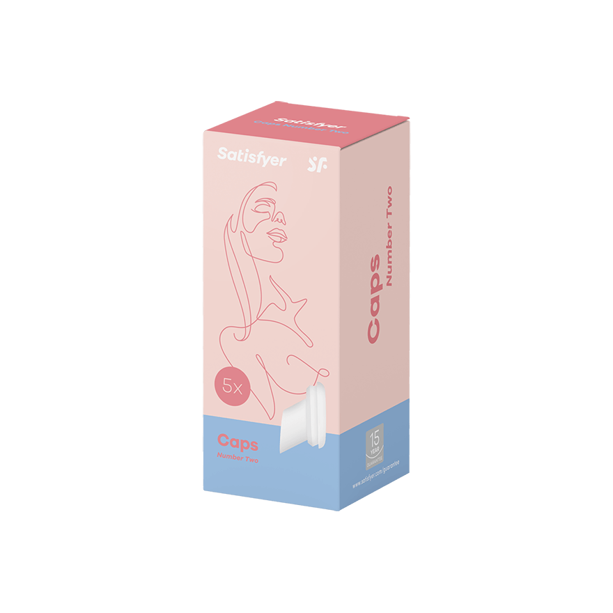 Satisfyer Number Two Mens Stroker Climax Heads 5 Pack Vibrator Accessories