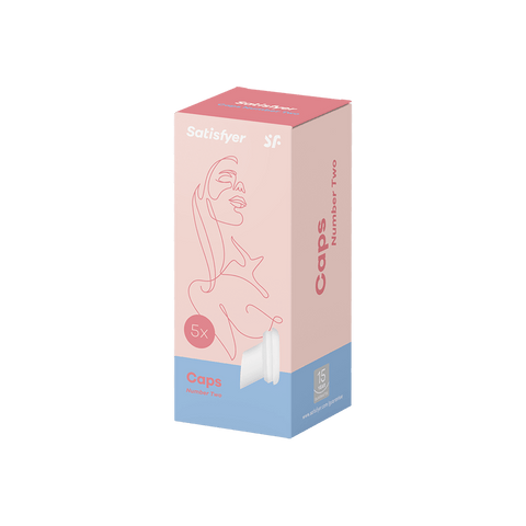 Satisfyer Number Two Climax Vibrator Attachment Tips - Vibrator Accessories