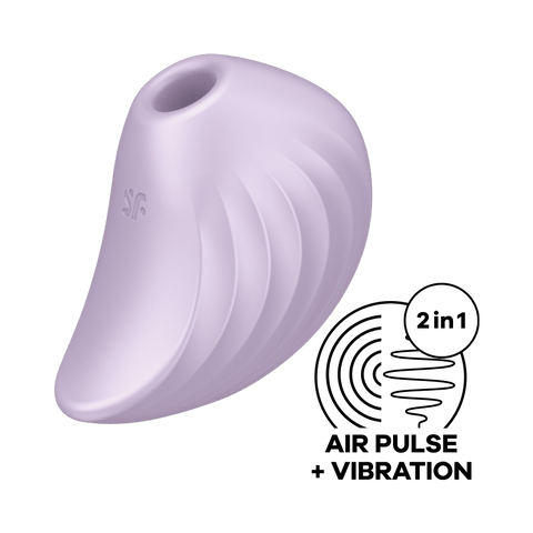 Satisfyer Pearl Diver Layon Air Pulse Clitoral Stimulator - G-Spot Vibrators