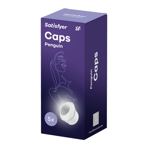 Satisfyer Penguin Climax Tips Clitoral Stimulator Attachment - Clit Ticklers and Pulsators