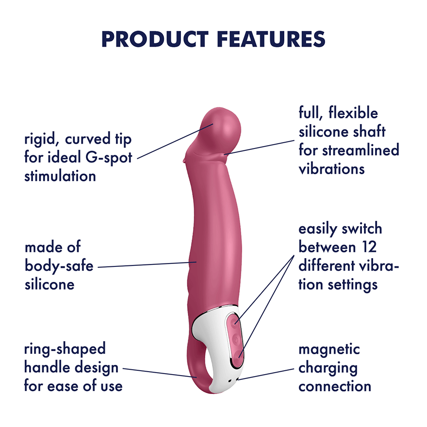 Satisfyer Petting Hippo 12 Functions Sensual G Spot Vibrator G-Spot Vibrators