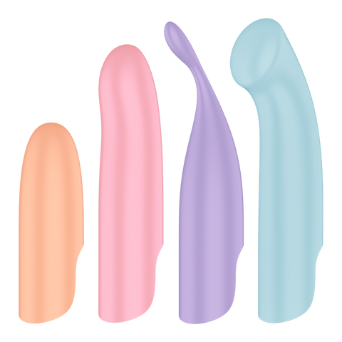 Satisfyer Playful Four Interchangeable G Spot Vibrator - G-Spot Vibrators