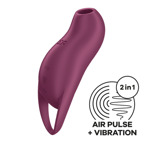 Satisfyer Pocket Pro 1 Multi Functions Silicone Clitoral Massager - Clit Ticklers and Pulsators
