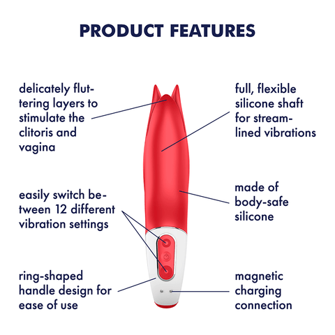 Satisfyer Power Flower USB Rechargeable Clitoral Vibrator - G-Spot Vibrators