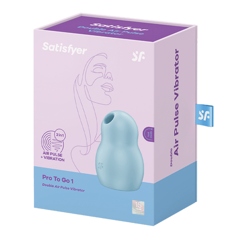 Satisfyer Pro To Go 1 Air Pulse Clitoral Vibrator - G-Spot Vibrators