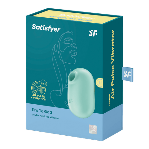 Satisfyer Pro To Go 2 Air Pulse Clitoral Massager - Clit Ticklers and Pulsators
