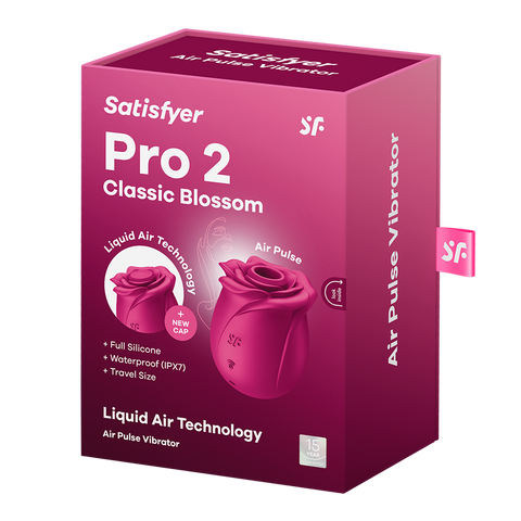 Satisfyer Pro 2 Classic Blossom Clitoral Vibrator - Clit Ticklers and Pulsators