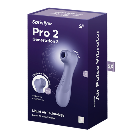 Satisfyer Pro 2 Generation 3 USB Rechargeable Clitoral Vibrator - Clit Ticklers and Pulsators