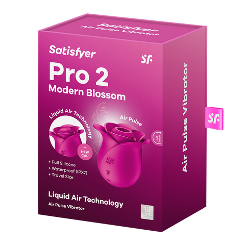 Satisfyer Pro 2 Modern Blossom Silicone Clitoral Massager - Clit Ticklers and Pulsators