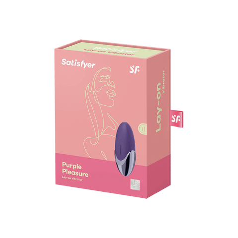 Satisfyer Purple Pleasure Layon Clitoral Vibrator - Clit Ticklers and Pulsators