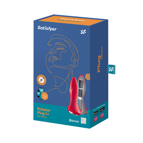 Satisfyer Rotator Plug 1 App Connected Anal Vibrator - Remote Control Vibrators