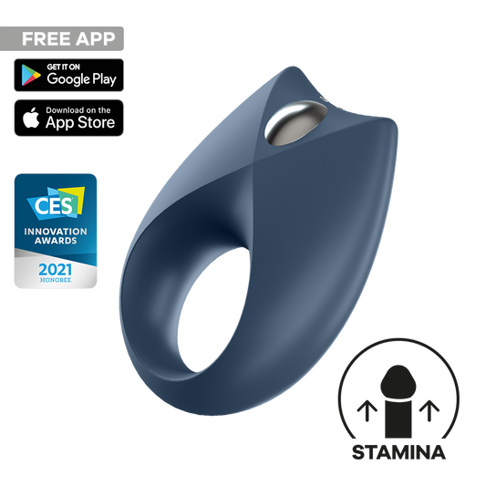 Satisfyer Royal One App Control Multi Functions Vibrating Cock Ring - Vibrating Cock Rings