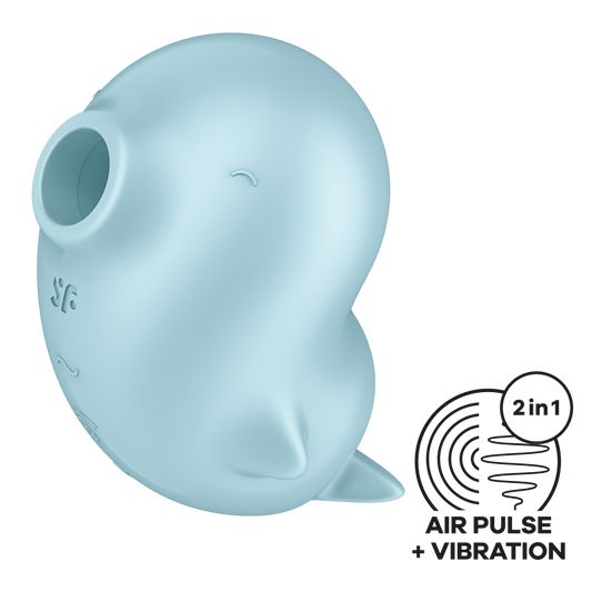 Satisfyer Sassy Seal Air Pulse Clitoral Stimulator - Clit Ticklers and Pulsators