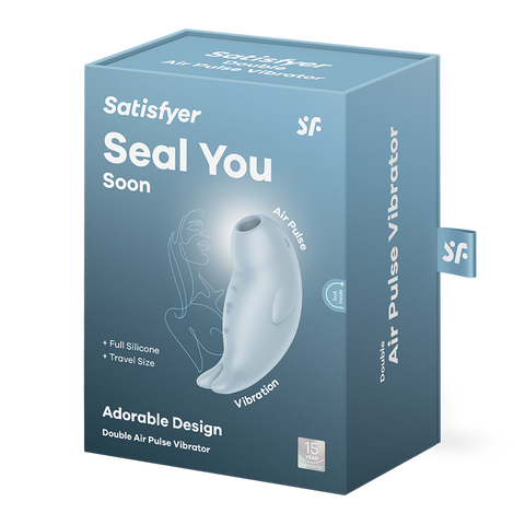 Satisfyer Seal You Soon Air Pulse Clitoral Massager - Clit Ticklers and Pulsators