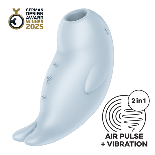 Satisfyer Seal You Soon Air Pulse Clitoral Massager - Clit Ticklers and Pulsators