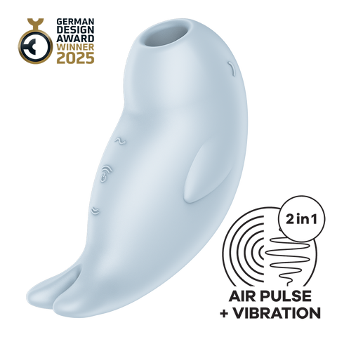 Satisfyer Seal You Soon Air Pulse Clitoral Massager - Clit Ticklers and Pulsators