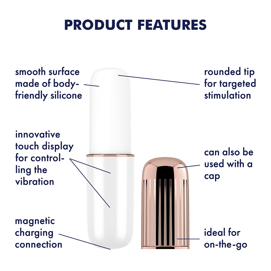 Satisfyer Mini 15 Functions Bullet Vibrator Luxury Sex Toys