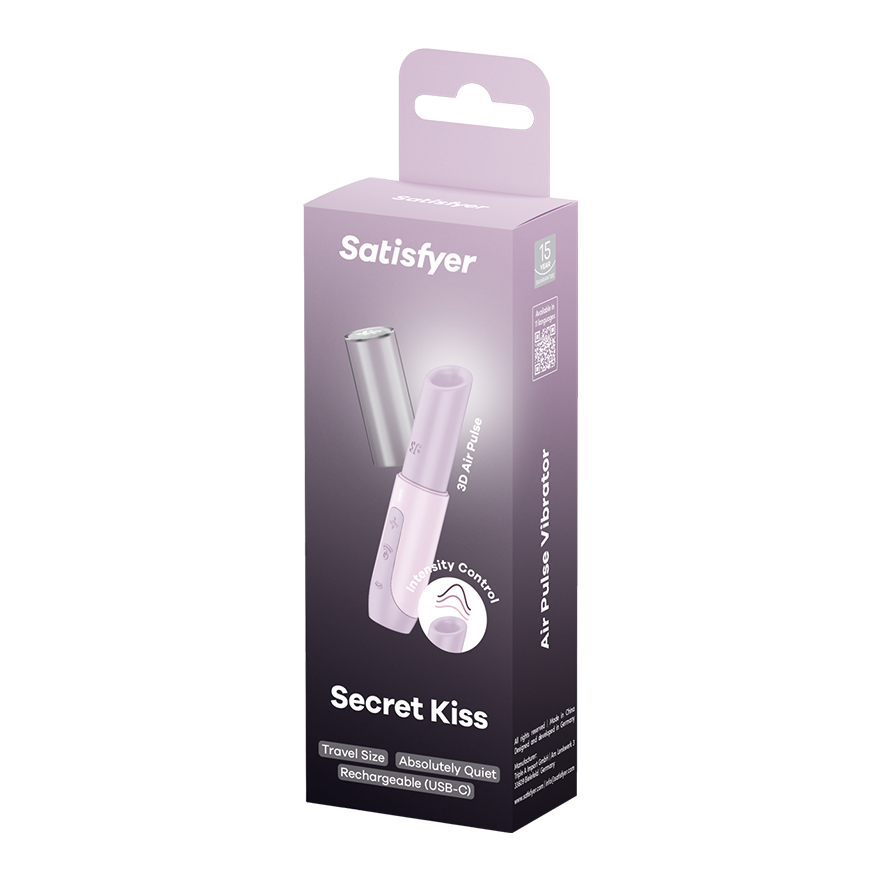 Satisfyer Secret Kiss Air Wave Multi Function Clitoral Vibrator Clit Ticklers and Pulsators