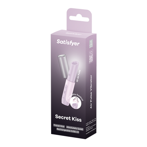 Satisfyer Secret Kiss Air Wave Multi Function Clitoral Vibrator - Clit Ticklers and Pulsators