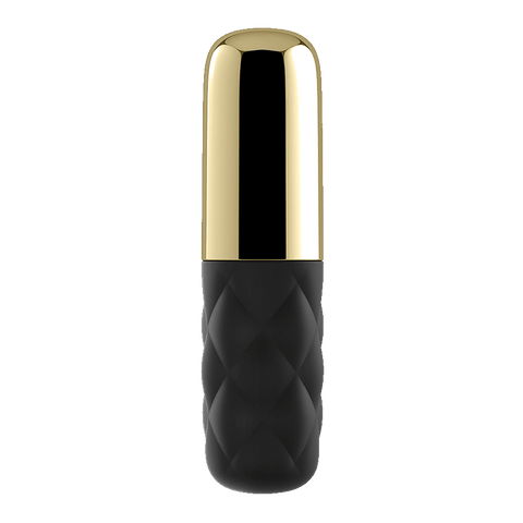 Satisfyer Mini Sparking Darling USB Rechargeable Mini Bullet Vibrator Gold/Black - Bullet Vibrators