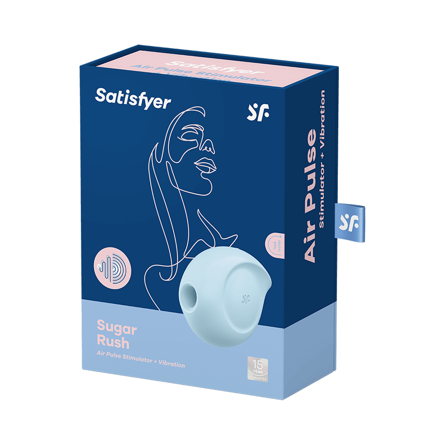 Satisfyer Sugar Rush Sensual Air Pulse Clitoral Massager Clit Ticklers and Pulsators