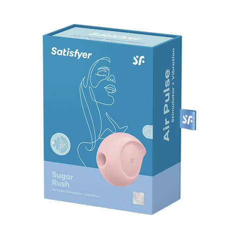 Satisfyer Sugar Rush Sensual Air Pulse Clitoral Massager - Clit Ticklers and Pulsators