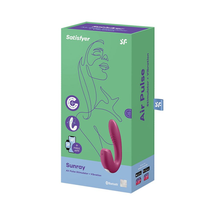 Satisfyer Sunray App Control G Spot and Clitoral Vibrator Remote Control Vibrators