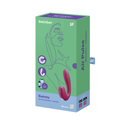 Satisfyer Sunray App Control G Spot and Clitoral Vibrator - Remote Control Vibrators