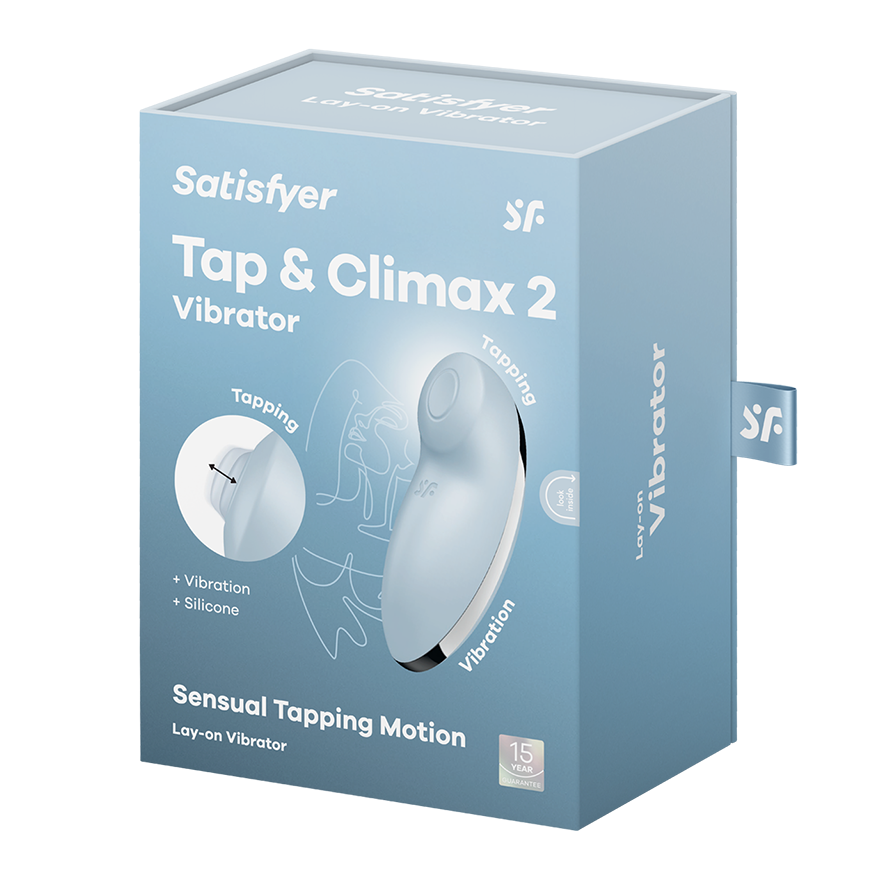Satisfyer Tap and Climax 2 Clitoral Massager Clit Ticklers and Pulsators