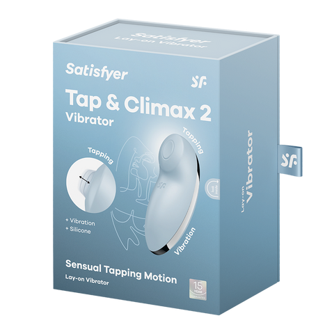 Satisfyer Tap and Climax 2 Clitoral Massager - Clit Ticklers and Pulsators