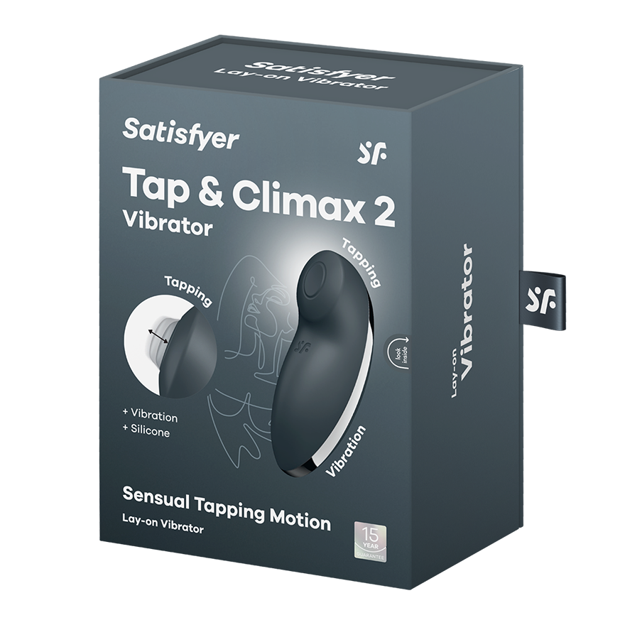 Satisfyer Tap and Climax 2 Clitoral Massager Clit Ticklers and Pulsators